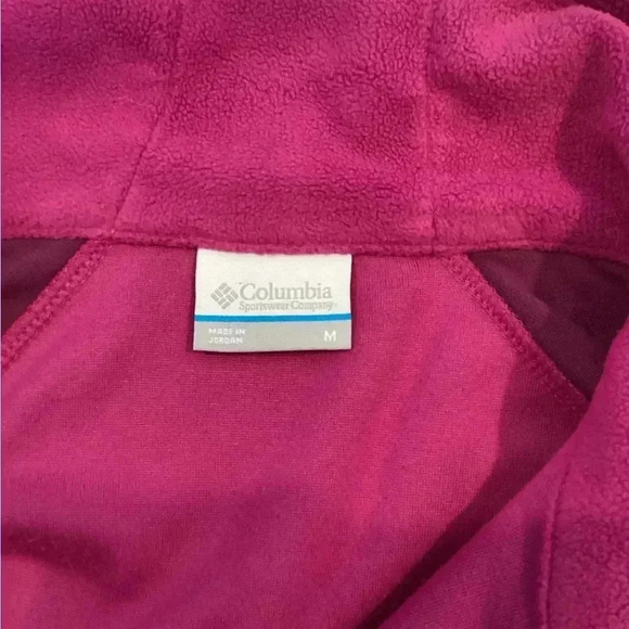 Columbia 1/4 Zip Fleece Pullover Women's Medium Sweater Mock Neck Outdoor - Picture 4 of 4